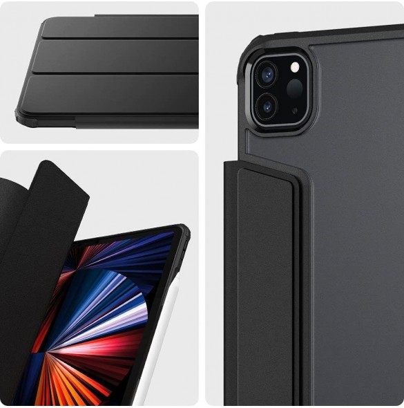 Spigen ULTRA HYBRID PRO IPAD PRO 12.9 2021 / 2022 SVART