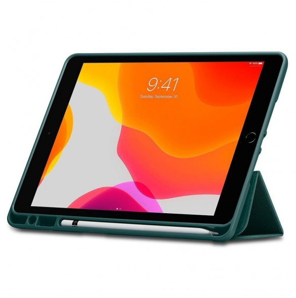 Spigen URBAN FIT IPAD 10.2 2019 / 2020 / 2021 MIDNIGHT GREEN