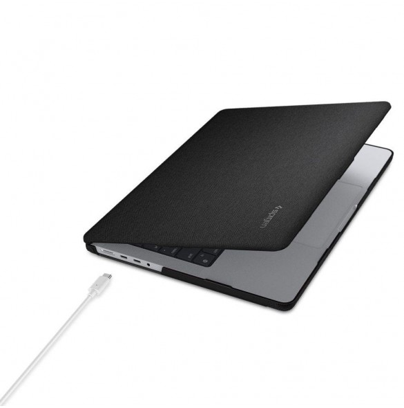 Spigen URBAN FIT MACBOOK PRO 16 2021-2022 SVART