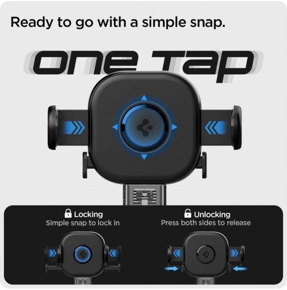 Spigen UTS12 ONETAP UNIVERSAL VENT CAR MOUNT BLACK