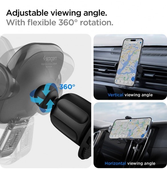Spigen UTS12 ONETAP UNIVERSAL VENT CAR MOUNT BLACK