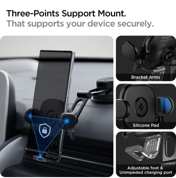 Spigen UTS35 ONETAP UNIVERSAL DASHBOARD BILMONTAGE SVART