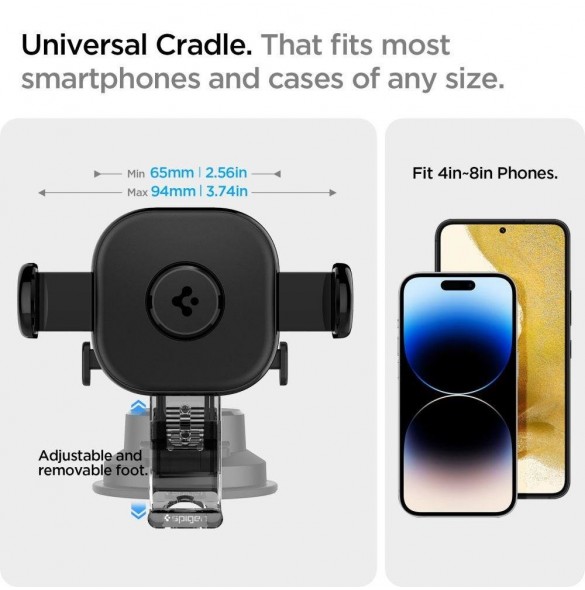 Spigen UTS35 ONETAP UNIVERSAL DASHBOARD BILMONTAGE SVART