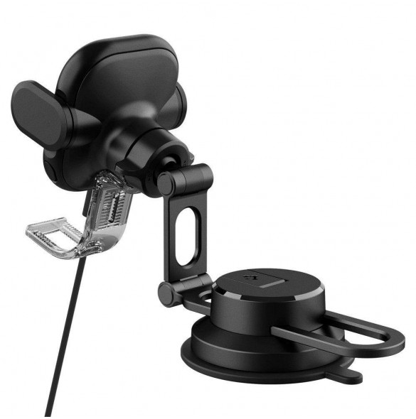 Spigen UTS35W ONETAP UNIVERSAL WINDSHIELD & DASHBOARD CAR MOUNT WIRELESS CHARGER BLACK