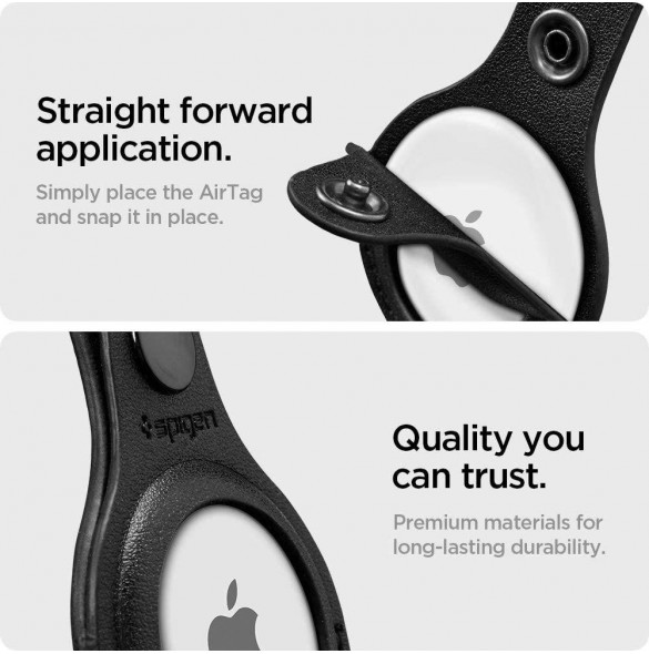 Spigen VALENTINUS Apple AIRTAG SVART