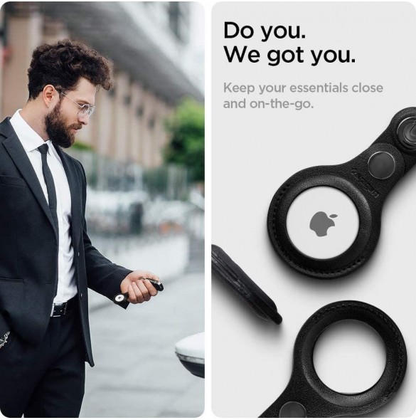 Spigen VALENTINUS Apple AIRTAG SVART