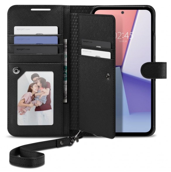 Spigen WALLET" S" PLUS GALAXY A54 5G SVART