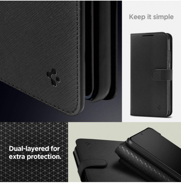 Spigen WALLET" S" PLUS GALAXY A54 5G SVART
