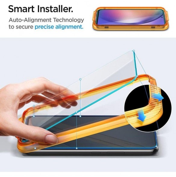 HÄRDAT GLAS Spigen ALM GLAS.TR 2-PACK GALAXY A54 5G CLEAR