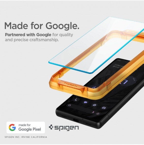 HÄRDAT GLAS Spigen ALM GLAS.TR 2-PACK GOOGLE PIXEL 7A CLEAR