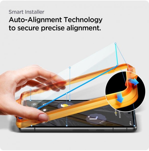 HÄRDAT GLAS Spigen ALM GLAS.TR 2-PACK GOOGLE PIXEL 7A CLEAR