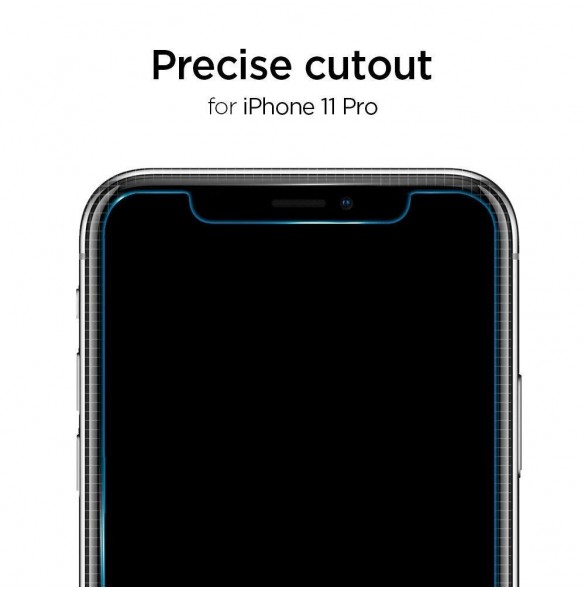 HÄRDAT GLAS Spigen ALM GLAS.TR SLIM 2-PACK IPHONE 11