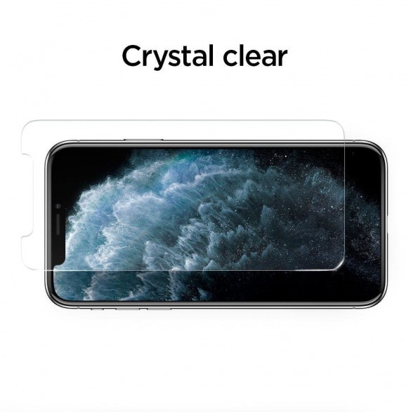 HÄRDAT GLAS Spigen ALM GLAS.TR SLIM 2-PACK IPHONE 11