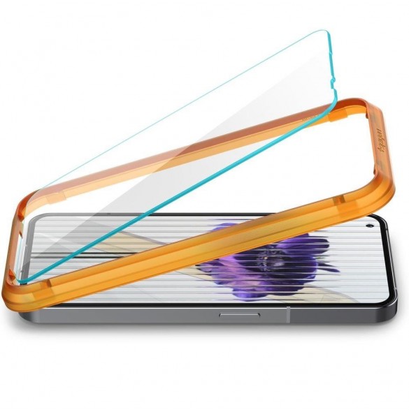 HÄRDAT GLAS Spigen ALM GLAS.TR SLIM 2-PACK INGENTING TELEFON 1 CLEAR