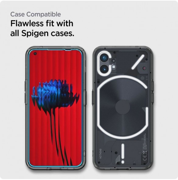 HÄRDAT GLAS Spigen ALM GLAS.TR SLIM 2-PACK INGENTING TELEFON 1 CLEAR