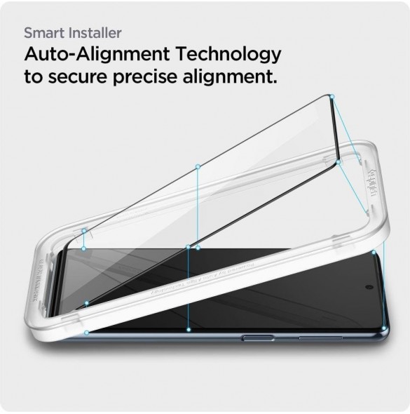 HÄRDAT GLAS Spigen ALM GLASS FC GALAXY M53 5G SVART