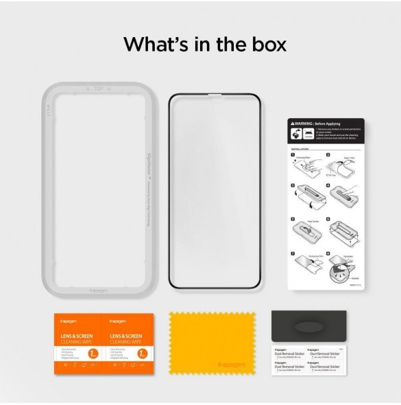 HÄRDAT GLAS Spigen ALM GLASS FC IPHONE 11 PRO MAX SVART