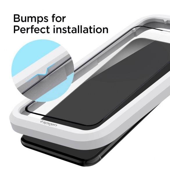 HÄRDAT GLAS Spigen ALM GLASS FC IPHONE 11 PRO MAX SVART