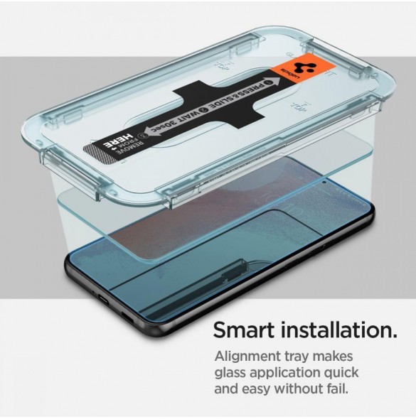 HÄRDAT GLAS Spigen GLAS.TR "EZ FIT" 2-PACK GALAXY S22