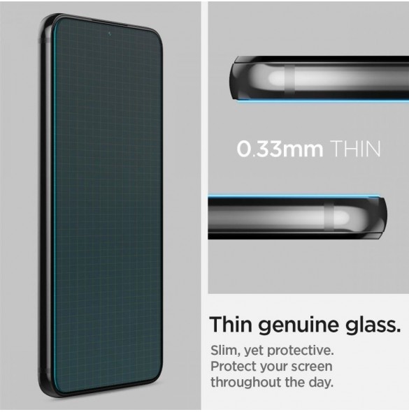 HÄRDAT GLAS Spigen GLAS.TR "EZ FIT" 2-PACK GALAXY S22