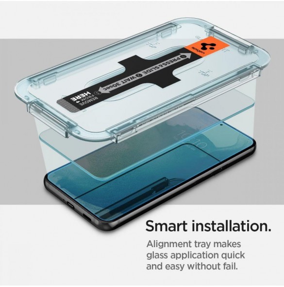 HÄRDAT GLAS Spigen GLAS.TR "EZ FIT" 2-PACK GALAXY S22+ PLUS