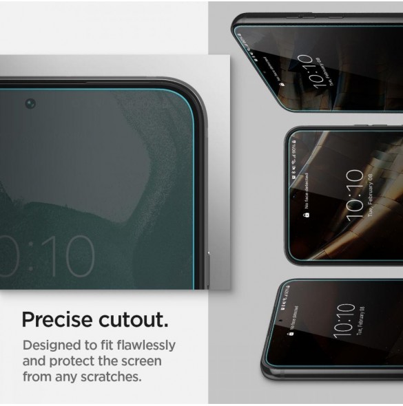 HÄRDAT GLAS Spigen GLAS.TR "EZ FIT" 2-PACK GALAXY S22+ PLUS