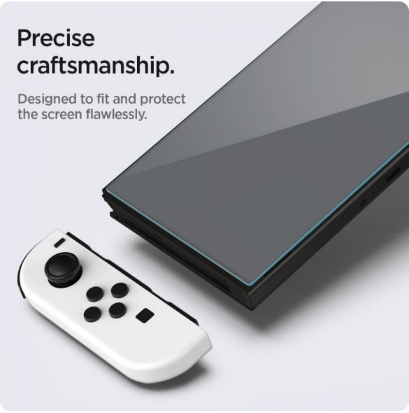 HÄRDAT GLAS Spigen GLAS.TR "EZ FIT" 2-PACK NINTENDO SWITCH OLED
