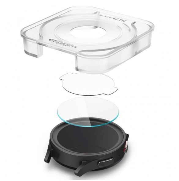 HÄRDAT GLAS Spigen GLAS.TR "EZ-FIT" 2-PACK GALAXY Watch 5 PRO (45 MM)