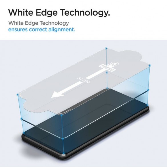 HÄRDAT GLAS Spigen GLAS.TR SLIM 2-PACK GALAXY A34 5G CLEAR