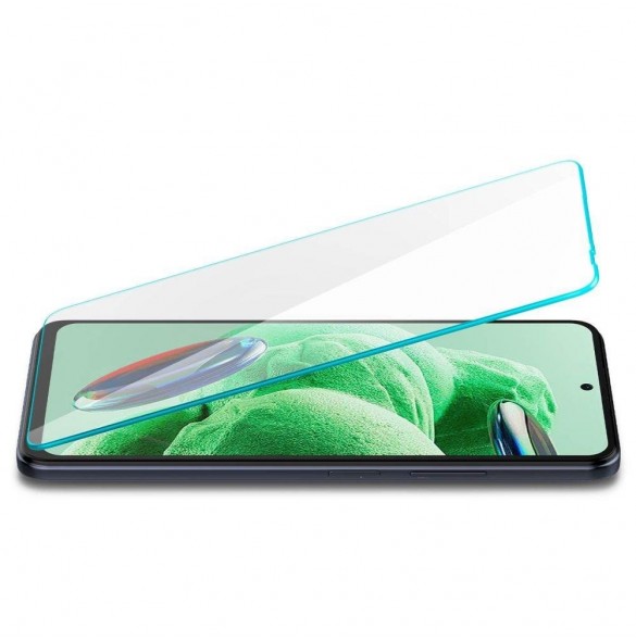 HÄRDAT GLAS Spigen GLAS.TR SLIM 2-PACK XIAOMI REDMI NOTE 12 4G / 5G / POCO X5 5G CLEAR