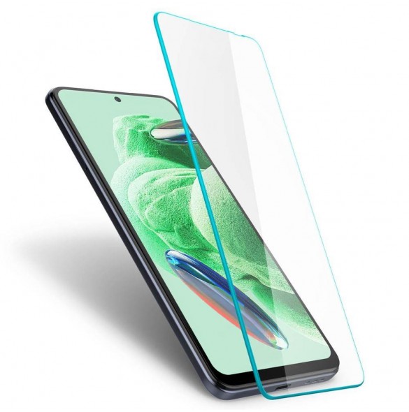 HÄRDAT GLAS Spigen GLAS.TR SLIM 2-PACK XIAOMI REDMI NOTE 12 4G / 5G / POCO X5 5G CLEAR