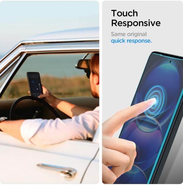 HÄRDAT GLAS Spigen GLAS.TR SLIM 2-PACK XIAOMI REDMI NOTE 12 PRO 5G / 12 PRO+ PLUS 5G / POCO X5 PRO 5G CLEAR