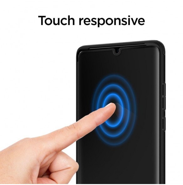 HÄRDAT GLAS Spigen GLAS.TR SLIM Huawei P30 PRO SVART