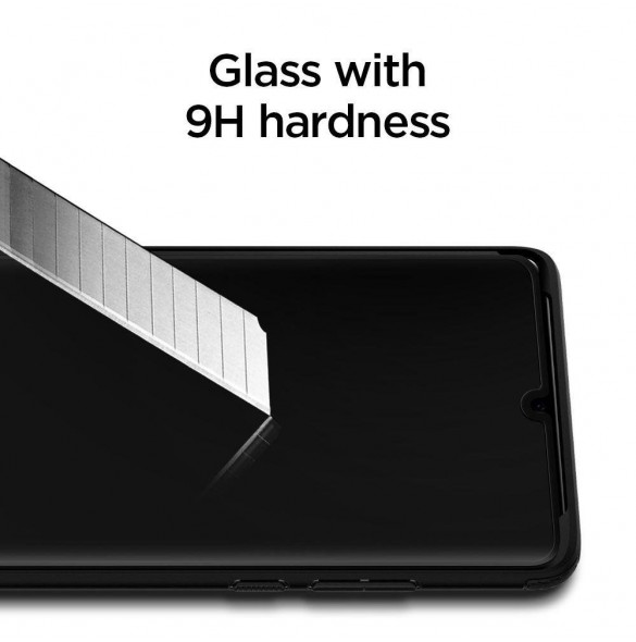 HÄRDAT GLAS Spigen GLAS.TR SLIM Huawei P30 PRO SVART