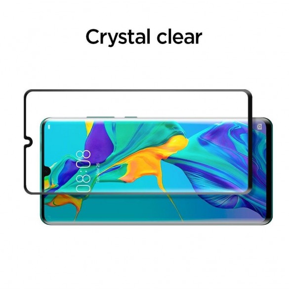 HÄRDAT GLAS Spigen GLAS.TR SLIM Huawei P30 PRO SVART