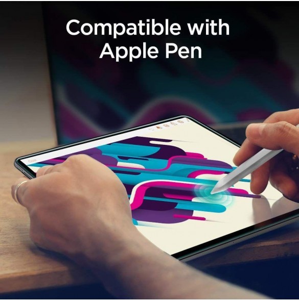 HÄRDAT GLAS Spigen GLAS.TR SLIM IPAD PRO 12.9 2020 / 2021 / 2022 CLEAR
