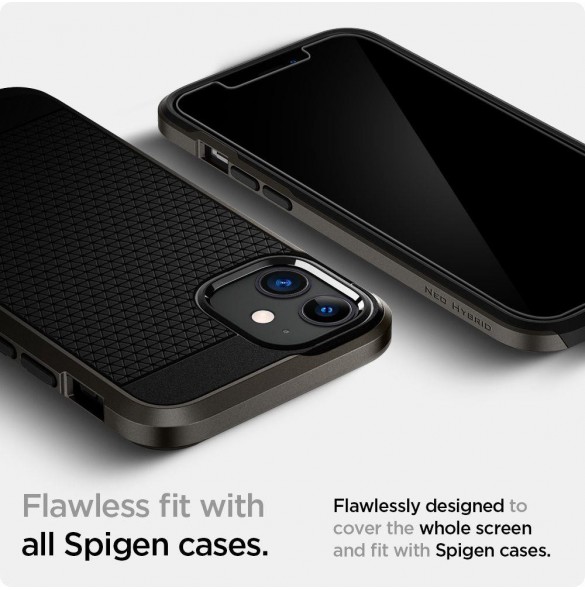 HÄRDAT GLAS Spigen GLAS.TR SLIM IPHONE 12 MINI