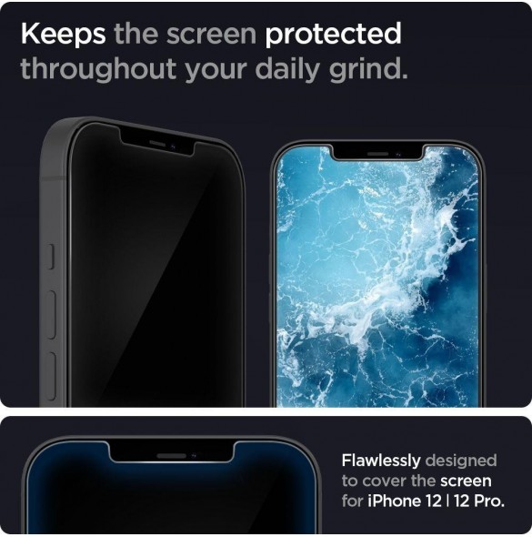 HÄRDAT GLAS Spigen GLAS.TR SLIM IPHONE 12/12 PRO