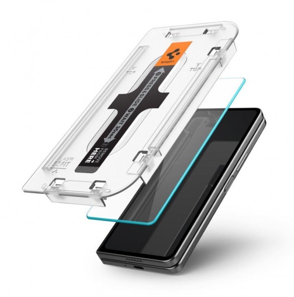 HÄRDAT GLAS Spigen GLAS.TR" EZ FIT" 2-PACK GALAXY Z Fold 5 CLEAR