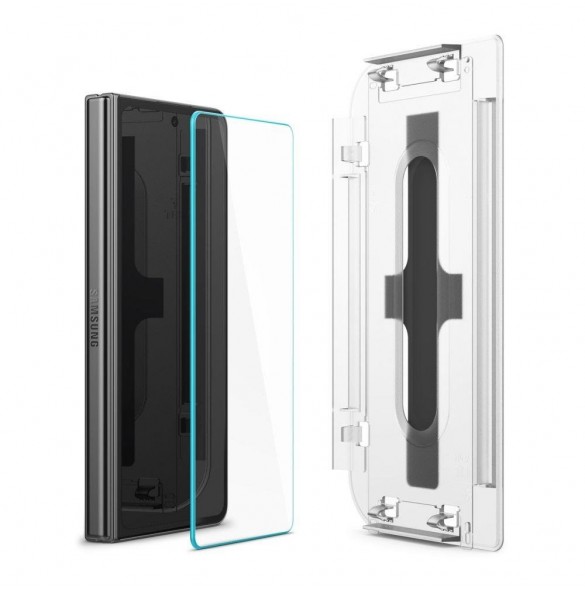 HÄRDAT GLAS Spigen GLAS.TR" EZ FIT" 2-PACK GALAXY Z Fold 5 CLEAR