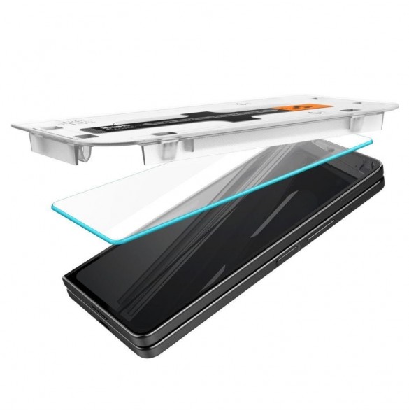 HÄRDAT GLAS Spigen GLAS.TR" EZ FIT" 2-PACK GALAXY Z Fold 5 CLEAR