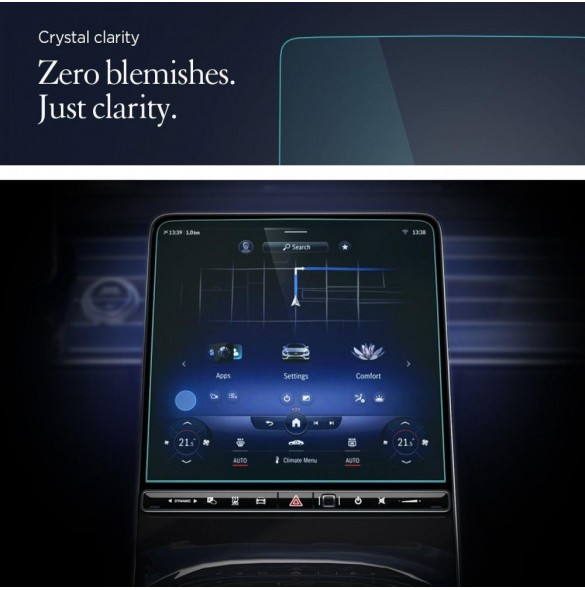 HÄRDAT GLAS Spigen GLAS.TR" EZ FIT" Mercedes S-KLASS 2021