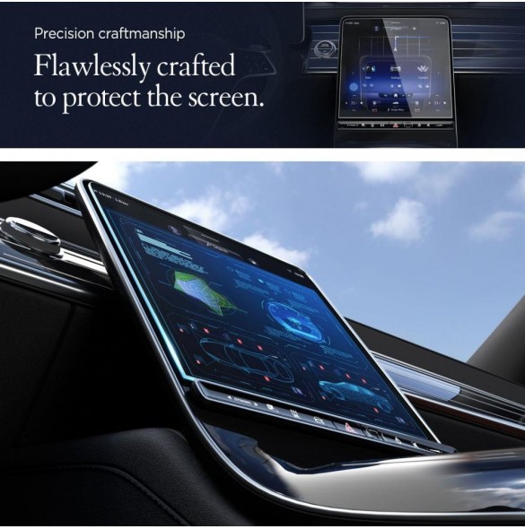 HÄRDAT GLAS Spigen GLAS.TR" EZ FIT" Mercedes S-KLASS 2021