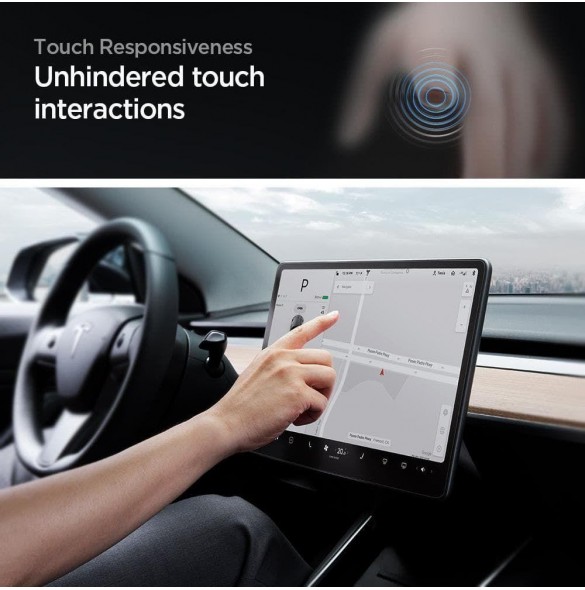 HÄRDAT GLAS Spigen GLAS.TR" EZ FIT" TESLA MODELL Y / 3