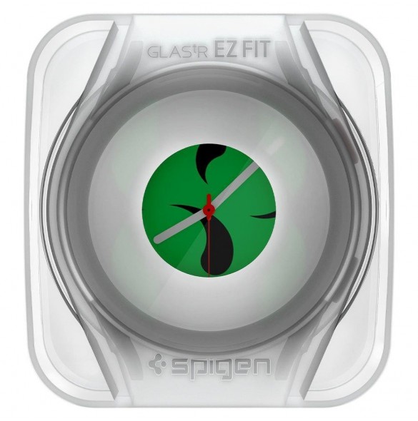 HÄRDAT GLAS Spigen GLAS.TR" EZ-FIT" 2-PACK GALAXY Watch 4/5 (40 MM)