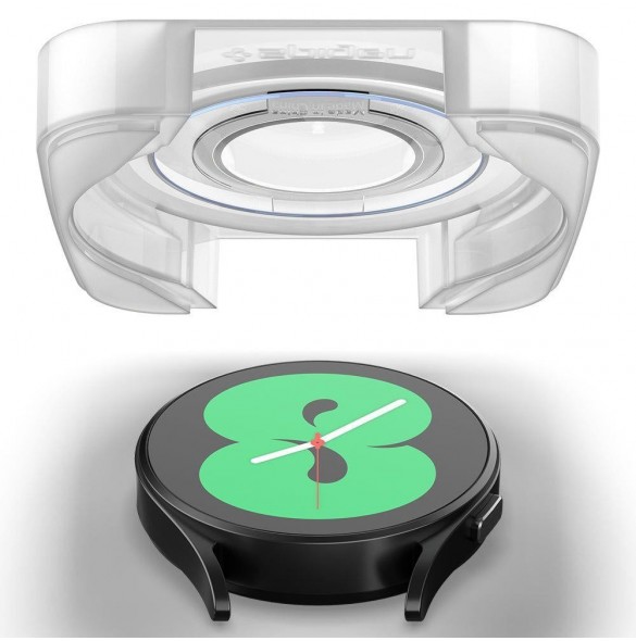 HÄRDAT GLAS Spigen GLAS.TR" EZ-FIT" 2-PACK GALAXY Watch 4/5 (40 MM)