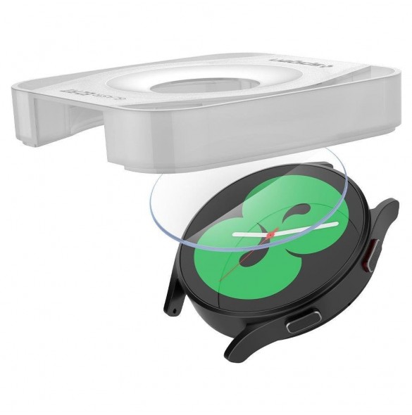 HÄRDAT GLAS Spigen GLAS.TR" EZ-FIT" 2-PACK GALAXY Watch 4/5 (40 MM)