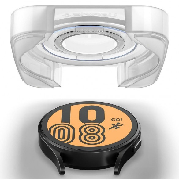 HÄRDAT GLAS Spigen GLAS.TR" EZ-FIT" 2-PACK GALAXY Watch 4/5 (44 MM)