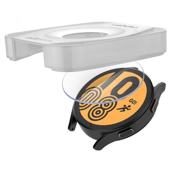 HÄRDAT GLAS Spigen GLAS.TR" EZ-FIT" 2-PACK GALAXY Watch 4/5 (44 MM)