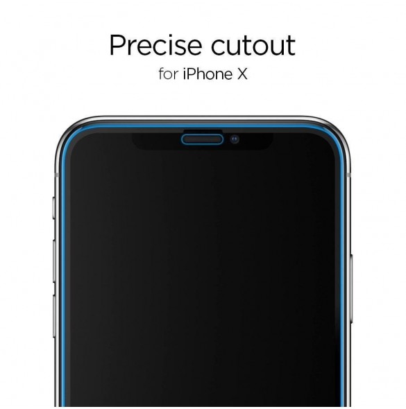 HÄRDAT GLAS Spigen GLASS FC 2-PACK IPHONE 11 PRO SVART